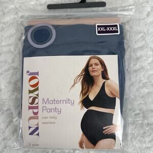 JOYSPUN Maternity Over-Belly Panty Underwear Size XXL-XXXL seamless 3-Pair NEW